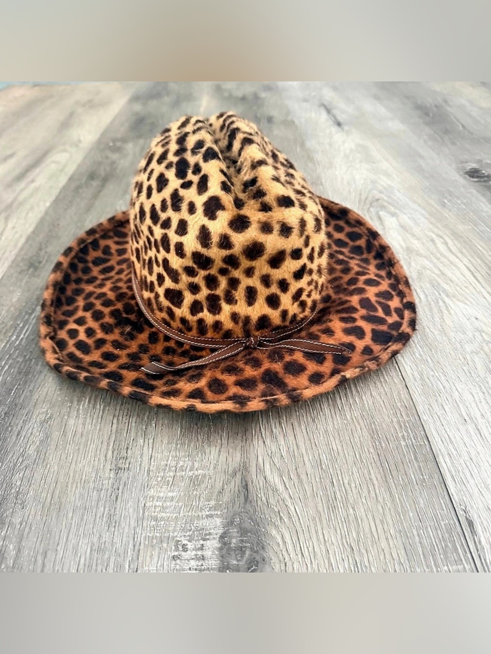 Eric Javits Western Vintage Leopard Print